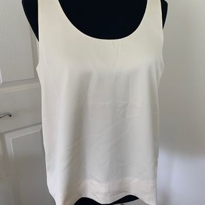 J. Crew Satin Crepe scoop neck tank